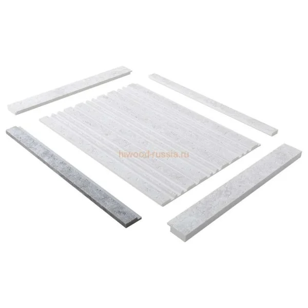 Финишный молдинг LF124A W50 правый декорированный (42х12х2700мм) в Орске