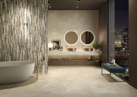 Керамогранит Italon Метрополис Вставка Стрип Ворм 26х75 (Натуральная) в Орске