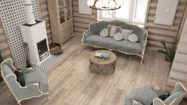 Каменно-полимерная плитка Alpine Floor Real Wood Дуб Натуральный ECO 2-5, 6 мм 43 класс в Орске