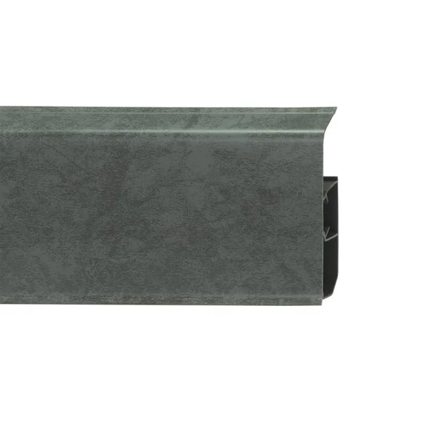 Пластиковый плинтус Royce №340 Мрамор Тёмный (80х24х2200мм) в Орске