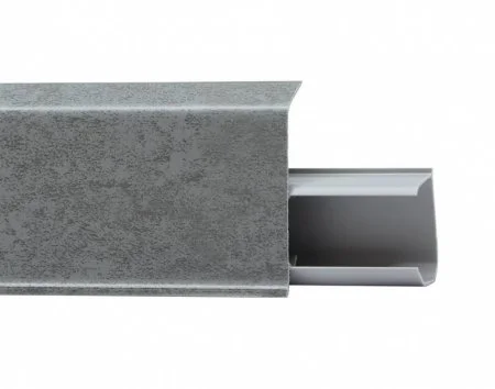 Пластиковый плинтус Royce №551 Грей (55х23х2200мм) в Орске