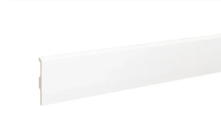 Плинтус дюрополимерный Bonkeel 01 Белый (80х14х2000 мм) в Орске