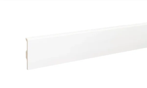 Плинтус дюрополимерный Bonkeel 01 Белый (80х14х2000 мм) в Орске