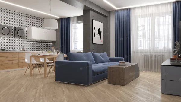 Каменно-полимерная плитка Alpine Floor Sequoia Секвойя Коньячная ECO 6-2, 4мм 43 класс в Орске