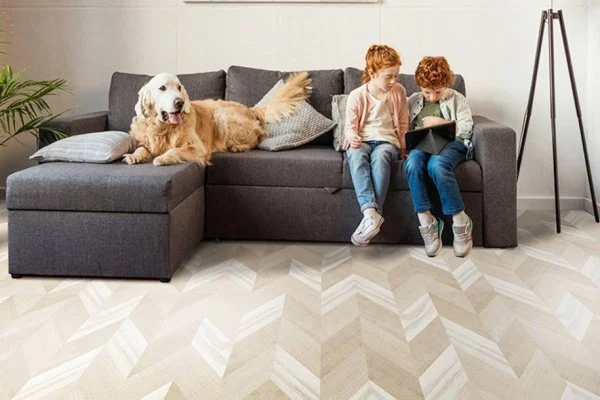 Пробковое покрытие CorkStyle Chevron Creme в Орске