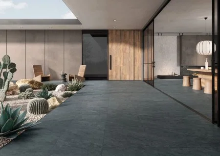 Керамогранит Vitra QuarStone Антрацит 60х60 (Натуральная и Реттифицированная) в Орске