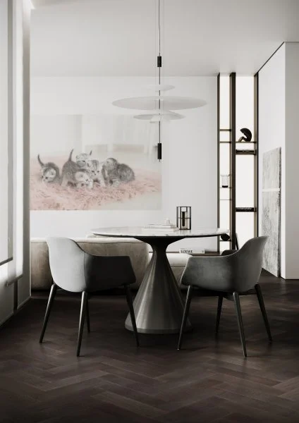 Паркетная доска Quartz Parquet Штучный паркет Дуб Смоляной 44-1258-01 в Орске