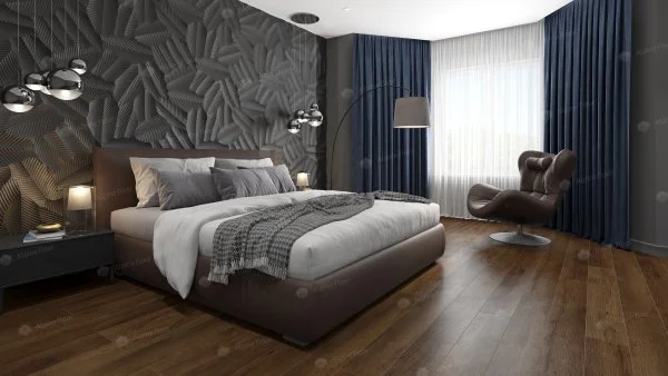 Кварц-виниловая плитка Alpine Floor Premium XL Дуб Шоколадный ЕСО 7-18, 8 мм. 43 класс в Орске