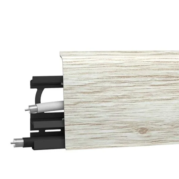 Плинтус пластиковый Arbiton INDO70 135 Дуб Платиновый 2,5 м в Орске