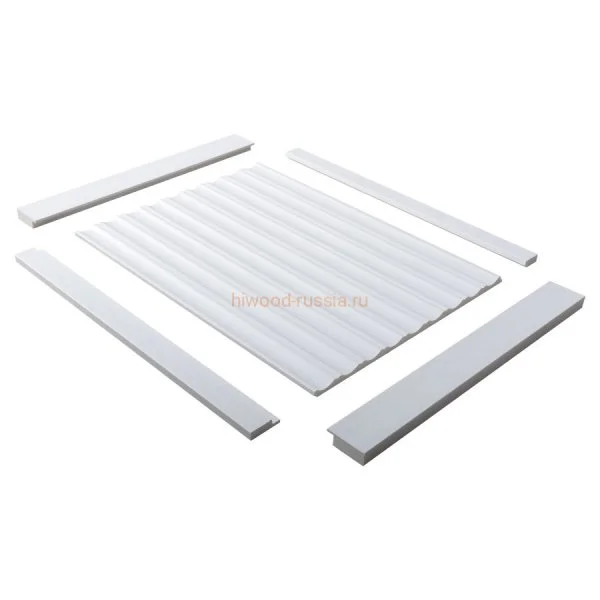 Финишный молдинг LF124A NP правый белый (42х12х2700мм) в Орске