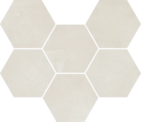 Керамогранит Italon Континуум Полар Мозаика Гексагон (Натуральная 25х29) в Орске