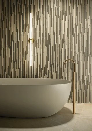 Керамогранит Italon Метрополис Вставка Стрип Ворм 26х75 (Натуральная) в Орске