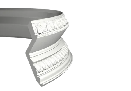 Карниз Европласт 1.50.137 гибкий 2,0 м в Орске