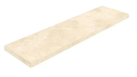 Керамогранит Coliseum Аурелия Уайт Ступень угловая левая (Натуральный, 33х120) в Орске