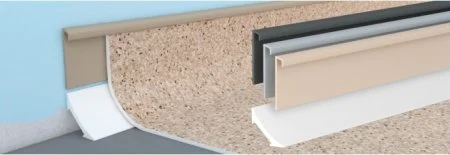 Коннелюрный плинтус Bonkeel Верхняя бежевая часть (28х5х2200мм) в Орске