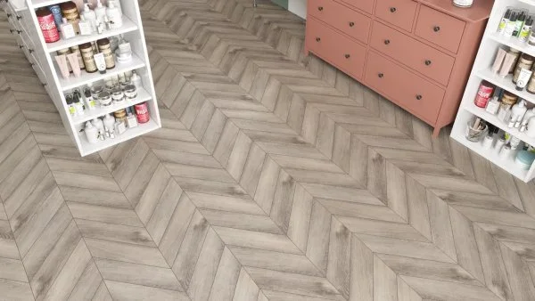 Кварц-виниловая плитка Alpine Floor Chevron Дуб Исида ECO 20-8 (2,5 мм. 43 класс) в Орске