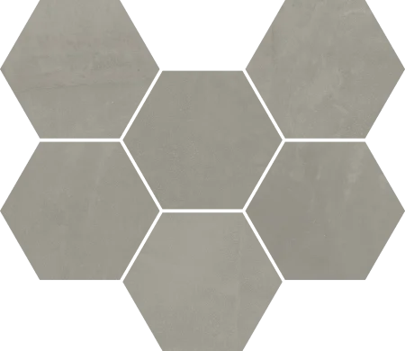 Керамогранит Italon Континуум Айрон Мозаика Гексагон (Натуральная 25х29) в Орске
