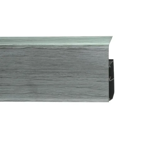 Пластиковый плинтус Royce №333 Серебристый Жемчуг (80х24х2200мм) в Орске