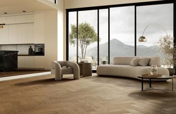 Паркетная доска Quartz Parquet Английская Ёлка Дуб Рустикальный 33-410 в Орске