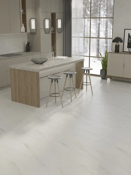 Ламинат Egger PRO 8/33 4V Large Aqua+ Мрамор Леванто белый EPL245 в Орске