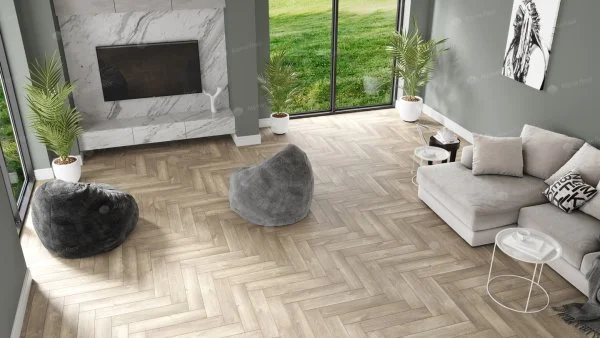 Кварц-виниловая плитка Alpine Floor Parquet Дуб Натуральный Отбеленный ЕСО 16-5 2.5 мм. 43 класс в Орске