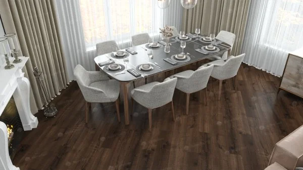 Каменно-полимерная плитка Alpine Floor Real Wood Дуб Мокка ECO 2-2, 6 мм 43 класс в Орске