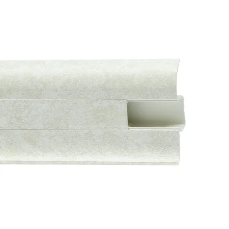 Пластиковый плинтус Royce №860 Белый Кварц (58х22х2200мм) в Орске