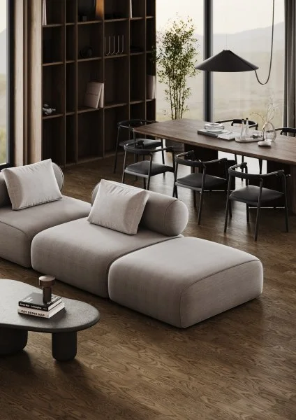 Паркетная доска Quartz Parquet Штучный паркет Дуб Брауни 44-413 в Орске