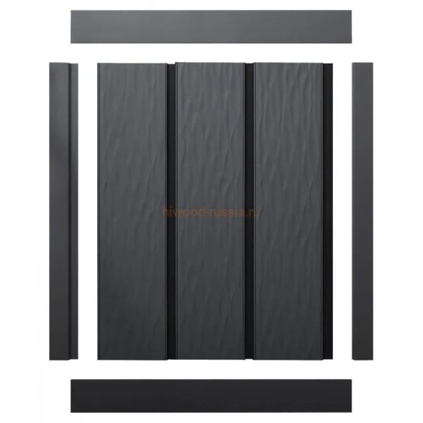 Финишный молдинг LF124A GR15K правый декорированный (42х12х2700мм) в Орске